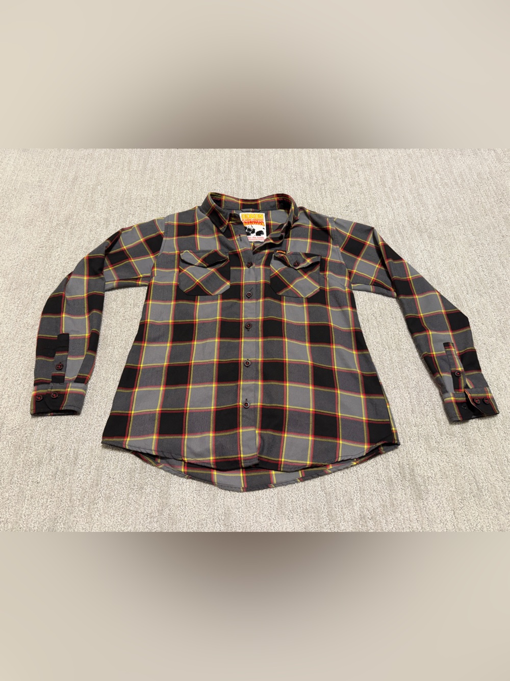 Dixxon Flannel x Hatebreed Under the Knife Womens Large Flannel Button Down